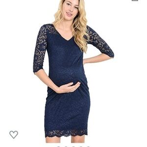 lace maternity dress
